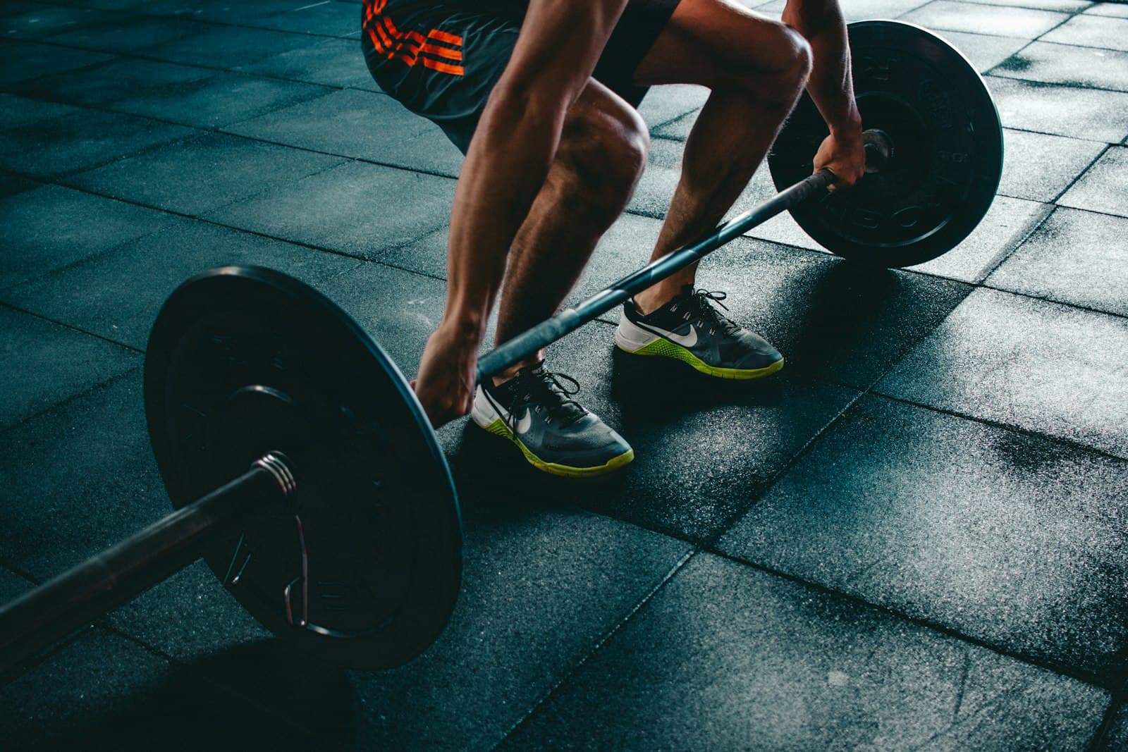 Home strength training with dumbbells
